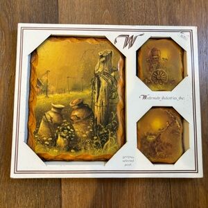 VINTAGE MCM Wintermute Industries Inc Rustic Wood, Grannycore, Andres Orpinas